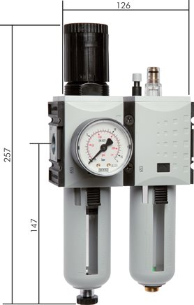 Exemplaire exposé: Unité de maintenance 2 pièces - Futura série 2