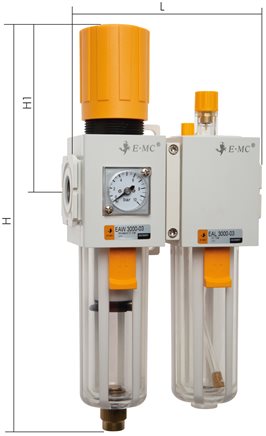 Exemplaire exposé: Unité de maintenance, 2 pièces - Eco Line