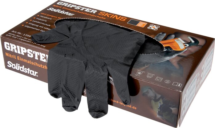 Exemplaire exposé: Gants jetables en nitrile (Heavy Duty)