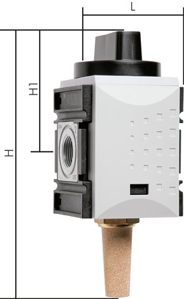 Exemplaire exposé: Robinet à boisseau sphérique (gamme Futura 0/2/4)