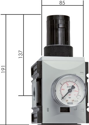 Exemplaire exposé: Régulateur de pression - gamme Futura 4